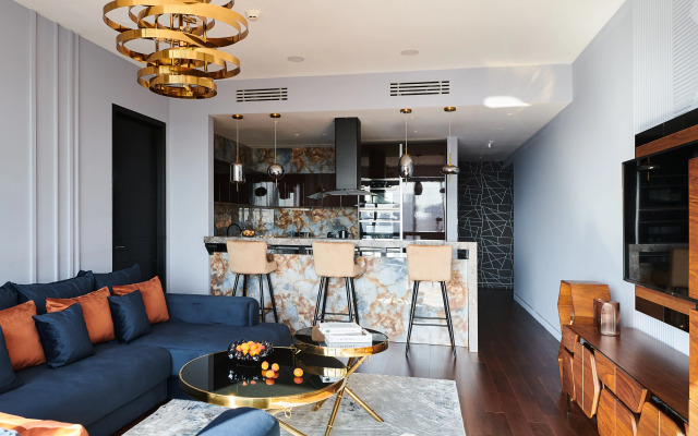 Квартира GM Apartments Шикарная Двушка в Москва Сити в Башне Око