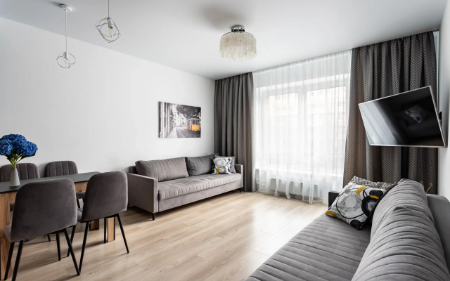 Квартира Атмосферная Евро-2к АпартХост в ЖК Амурский Парк у Восточного Вокзала