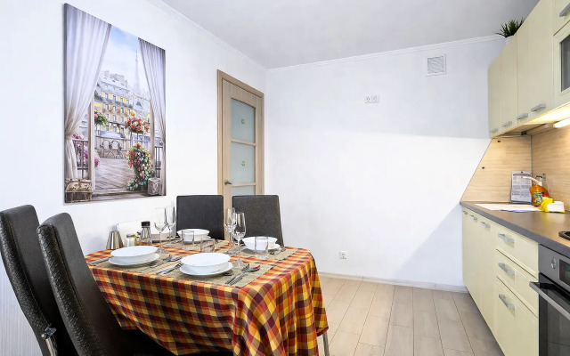 1-комн. апартаменты в ЖК "Новин" с большой кроватью