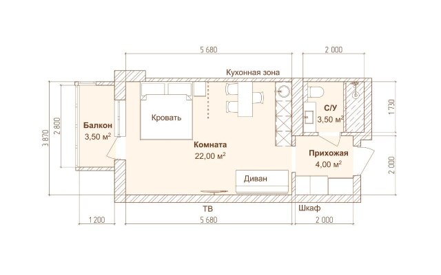 Апартаменты Возле Аквапарка и Набережной