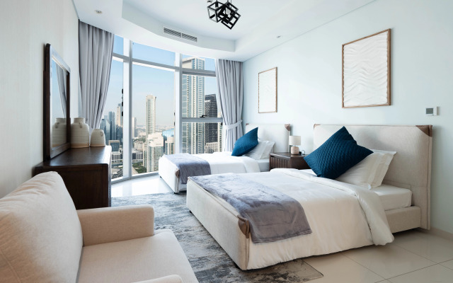 Апартаменты Keyrock Living - 3BR Luxury in Paramount Downtown