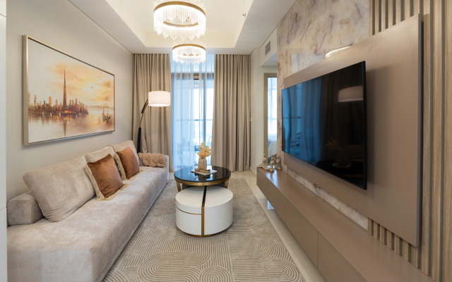 Apartment Keyrock Living: Luxe 2BR in Business Bay