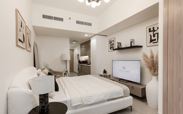 Modern Studio In Azizi Riviera Apartments
