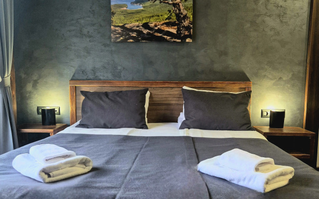 Апартаменты стильныес видом на лес