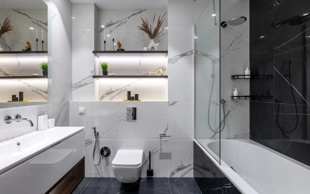 Квартира GM Apartments Суперсовременная Видовая Квартира в Neva Towers