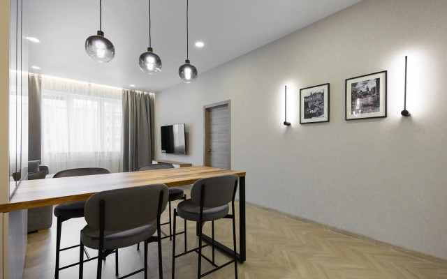 Квартира Рыбная деревня сети Апартик с собственным охраняемым паркингом