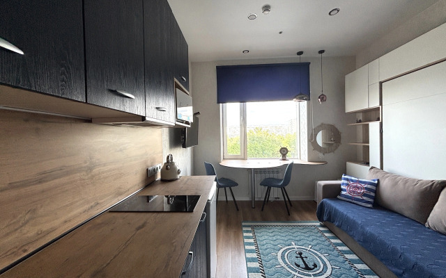 Апартаменты Двухместная студия с кухней Волна