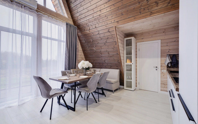 Частный дом С баней и террасой