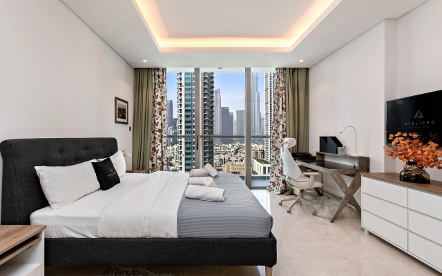 Апартаменты Sterling 1BR with Burj Khalifa View
