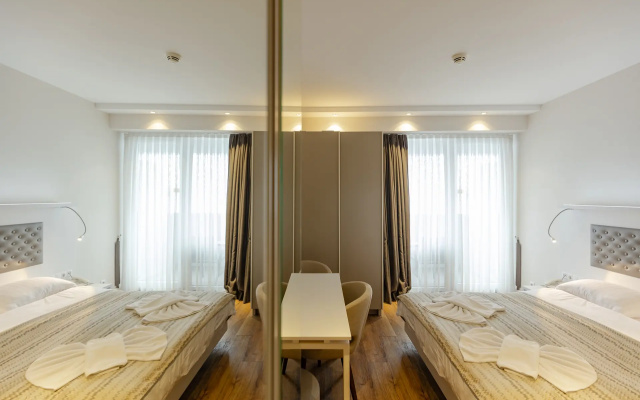 Apartamenty Deluks s vidom na more v komplekse Alliance Palace Batumi