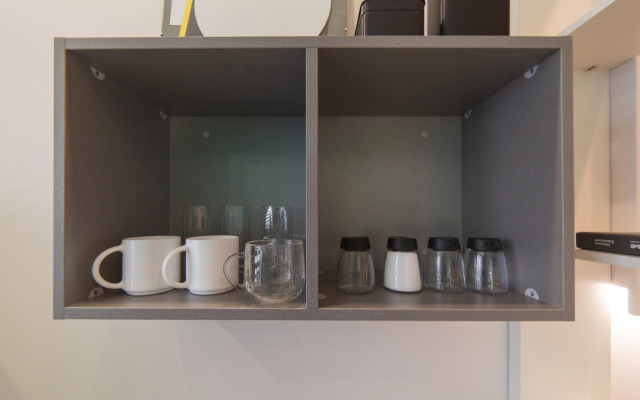 Апартаменты с видом на город и ванной