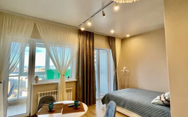 Квартира Уютная студия с видом на залив Золотой Рог