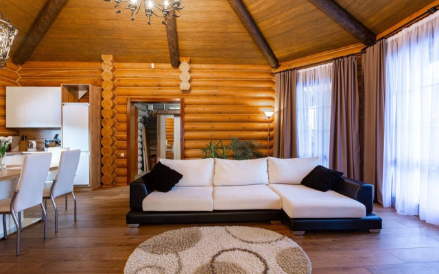 Частный Дом Избушка в Соснах с Бассейном и Хамамом