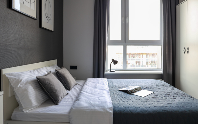 BonApart Grey and Wood m.Verkhnie Likhobory Apartments