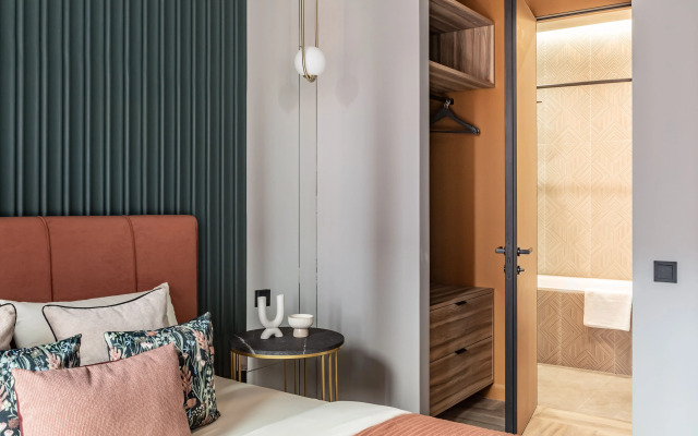 Квартира Moscow Deluxe Apartments Family Suite Silver Fountain