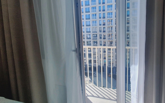 Квартира Студия с Видом на Красивый Закрытый Двор