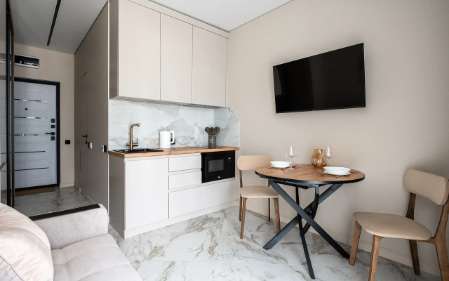 Апартаменты Студия Real с дизайнерским ремонтом