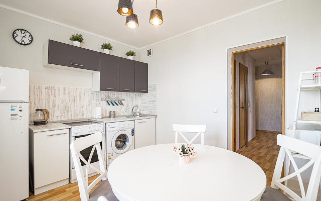 Апартаменты двухкомнатные c видом на Волгу на Волжской набережной  25, м.Cтрелка. Сова-Дом