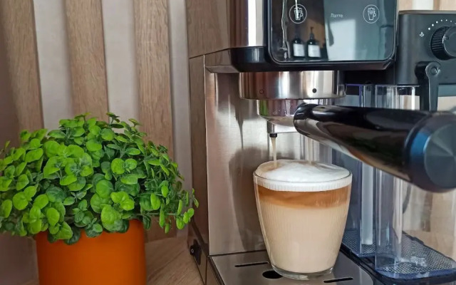 Sovremennaya kvartira v tikhom zelenom dvore Flat