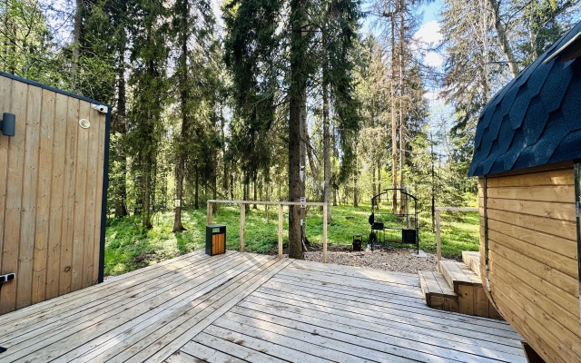 Panoramny Dom V Lesu Na Zhivopisnoy Ulitse Chalet