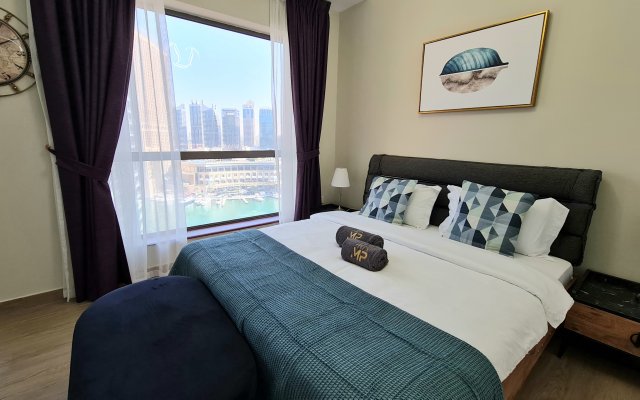 Апартаменты Marco Polo - High-rise 1BR Apt with Amazing Marina Views