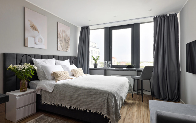 Апартаменты Студия рядом с метро 1211 1