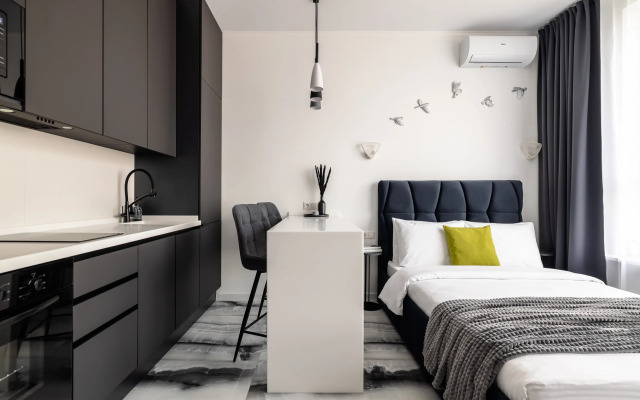 Апартаменты Grey Рядом С Парком И Сити