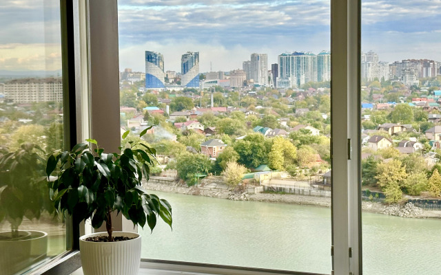 Апартаменты Квартира с видом на реку Кубань