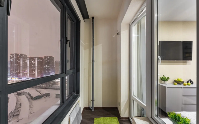 Studiya vozle metro Stakhanovskaya Apartments