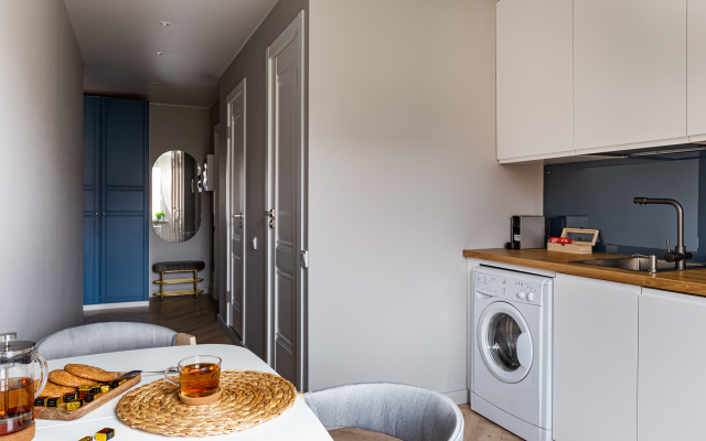 Квартира Piter Apartments двухкомнатные с кондиционером рядом с Лахтой