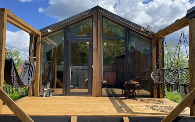 Частный дом С бaней и сибирcким банным чаном