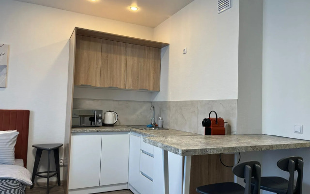 Квартира Студия с Современным Дизайном