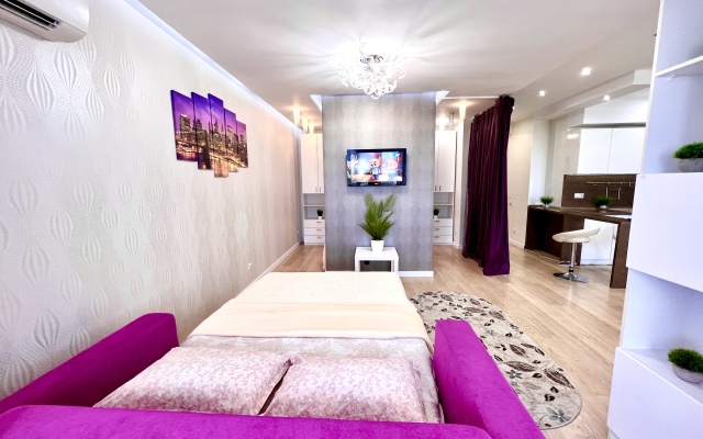 Studiya na 13-m Etazhe v ZHK Sovremennik Apartments