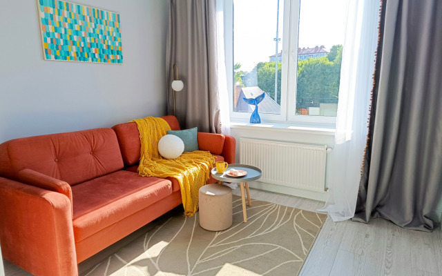 Апартаменты Рыба-Кит в современном комплексе на Яблоневой