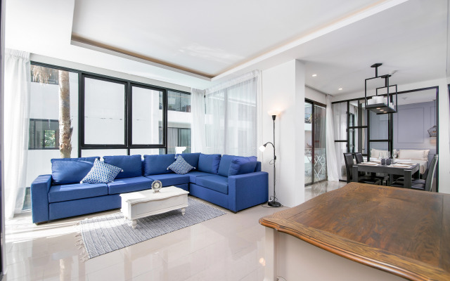 Апартаменты 2-комнатные Palmyrah 5 мин до пляжа Сурин PALM-C302