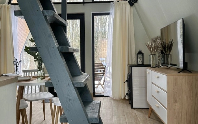 Частный Дом Афрейм с видом на лес №1