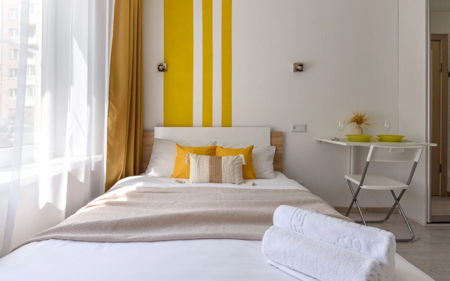 Апартаменты KrasLoft на Взлётной на двоих