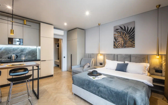 Апартаменты Крымский Рей Студия Africa боковой вид на море