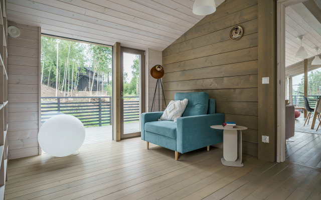 Частный дом пространства три тома у Финского залива