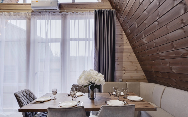 Частный дом С баней и террасой