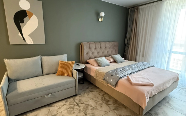 Cтудия на 21 этаже с панорамным видом