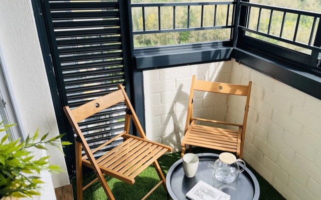 Квартира с видом на парк Маяковского и Исеть