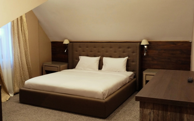 Апартаменты с двуспальной кроватью в мансарде (9)