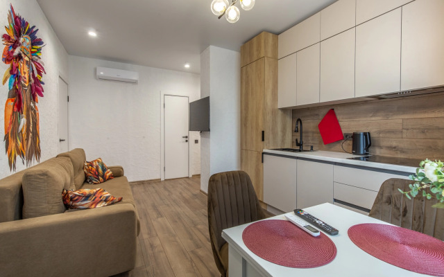 Stilnaya do 9 chelovek v Sovremennom Zhk Flat