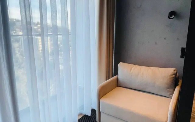 Квартира с Балконом и Видом на Море в Хосте