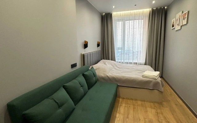 Kvartira studia s vidom na more, 25 m², 2 krovati