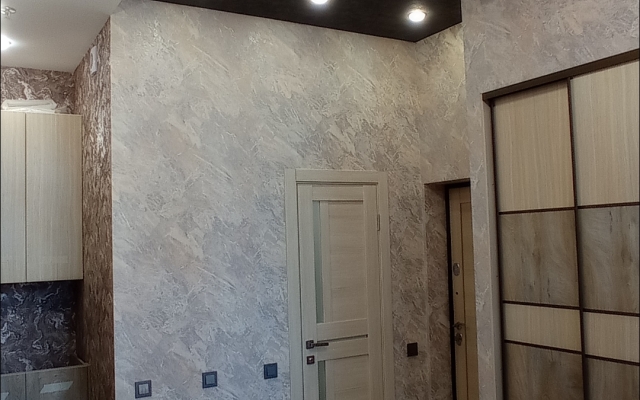 Квартира с красивой круглой подсветкой