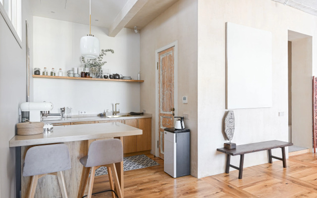 Квартира Просторные апартаменты с проектором LetYourFlat Sati