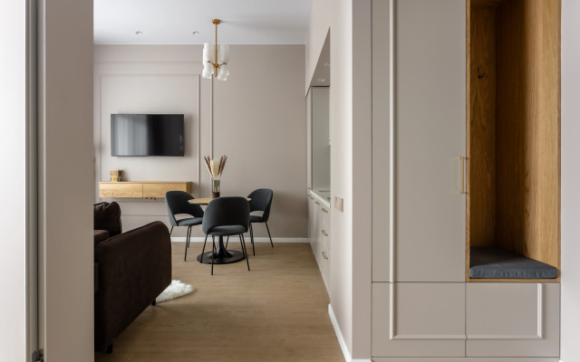 Апартаменты Brown Двухкомнатные