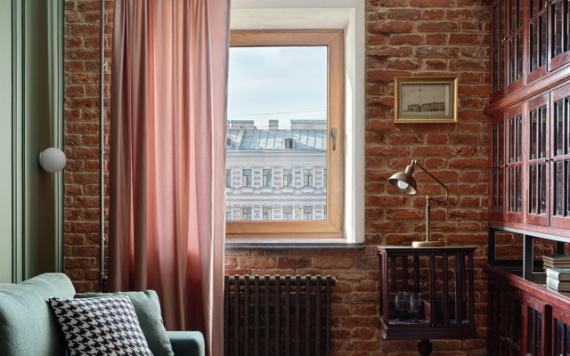 Апартаменты Gallery 130 кв.м с Террасой, Видом на Набережную Фонтанки и БДТ